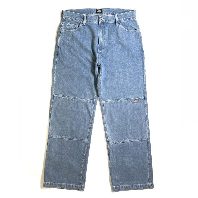 Dickies Double Knee Denim Pants Light Blue / ディッキーズ ...