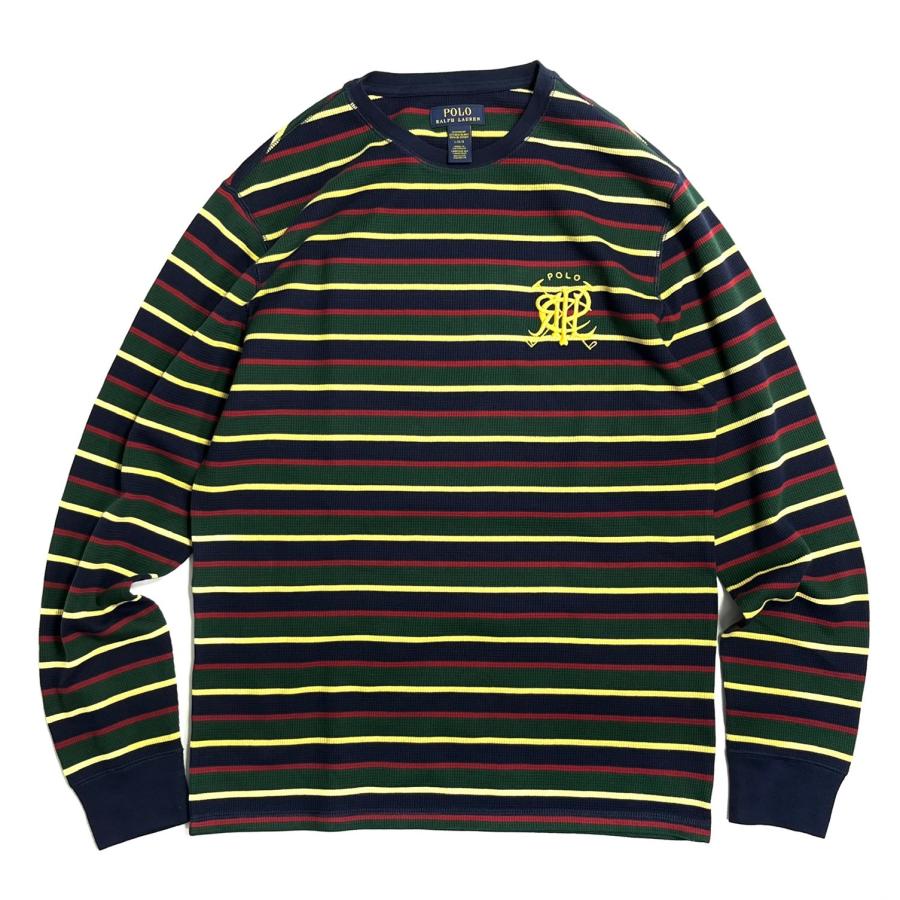 Polo Ralph Lauren Waffle Thermal Multi Stripe / ポロ ラルフ