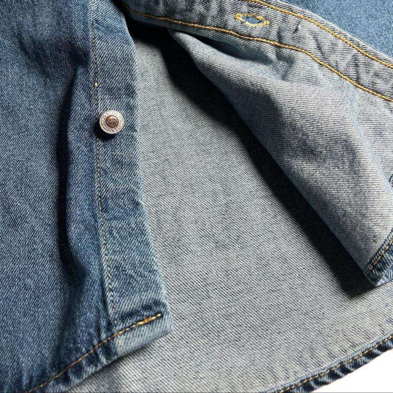 Levi's Silvertab Oversized Denim Shirts Stonewash Indigo Levi's Silvertab Oversized Denim Shirts Stonewash Indigo