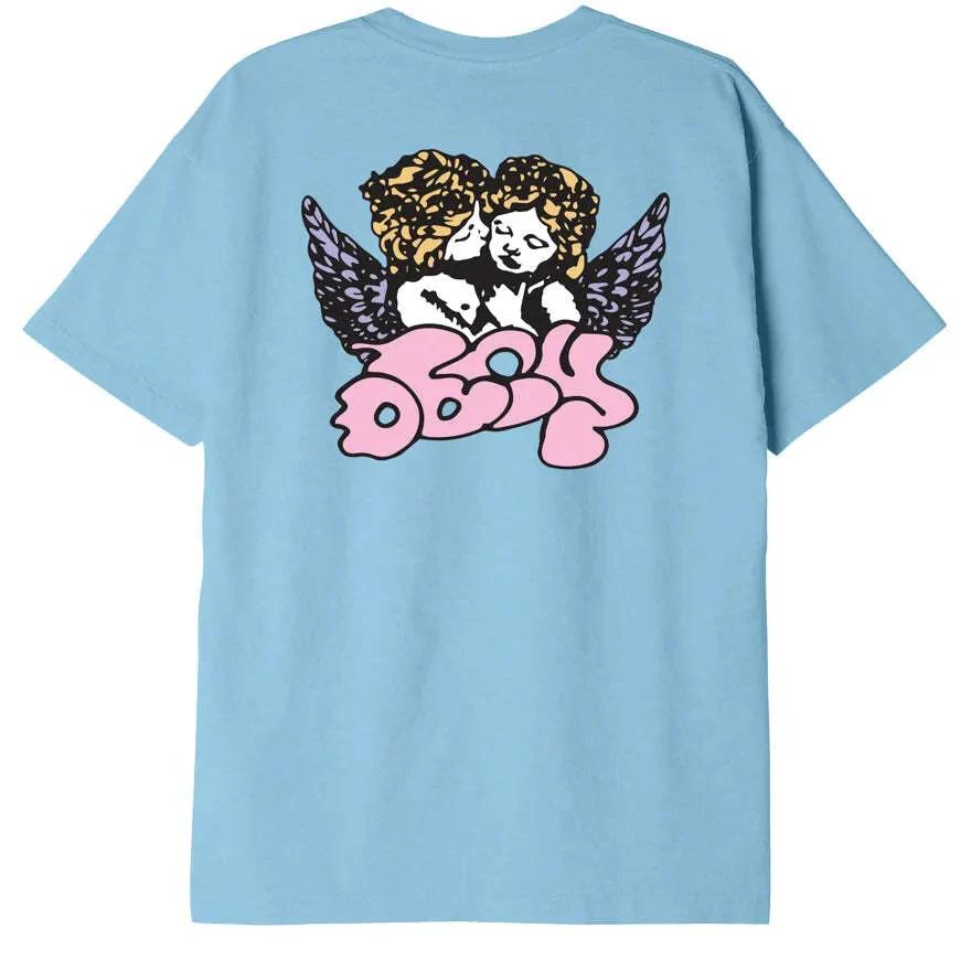 画像1: OBEY Cherubs T-Shirts Sky Blue / オベイ ケルブ Tシャツ スカイブルー (1)