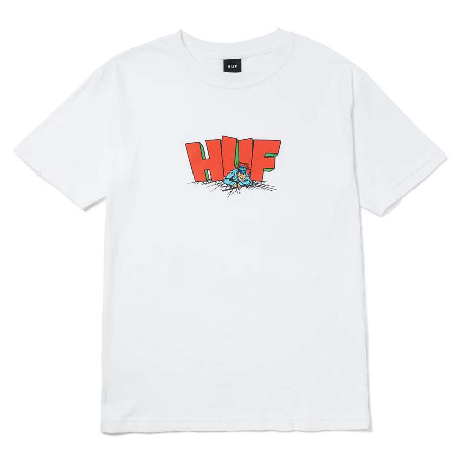 HUF The Drop T-Shirts White / ハフ ザ・ドロップ Tシャツ ホワイト