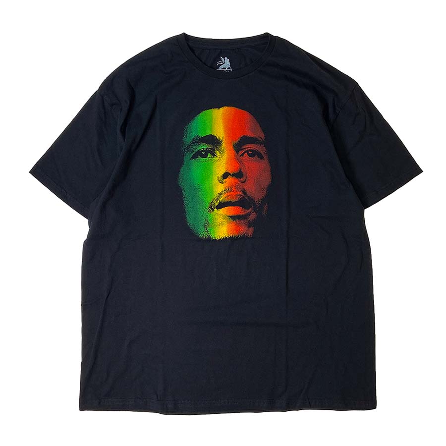 画像1: Zion Rootswear Bob Marley Face T-Shirts Black / ザイオンルーツウェア フェイス Tシャツ ブラック (1)