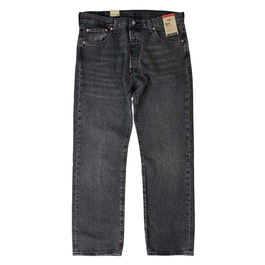 画像1: Levi's 501-3370 Original Fit Stretch Jeans Allnighter Black / リーバイス 501-3370 オリジナルフィット デニム オールナイター・ブラック (1)