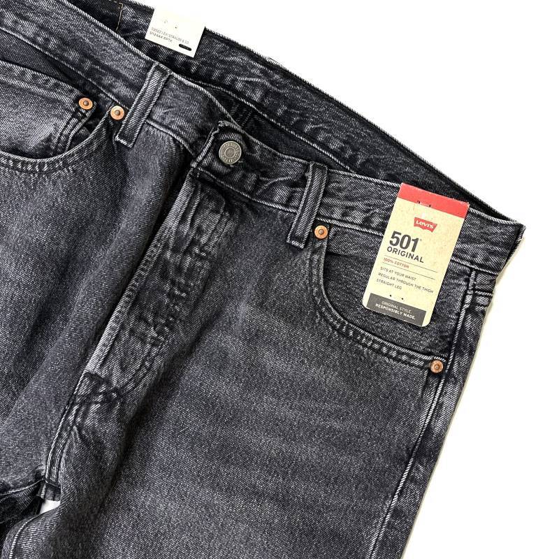 Levi's 501-3370 Original Fit Stretch Jeans Allnighter Black ...