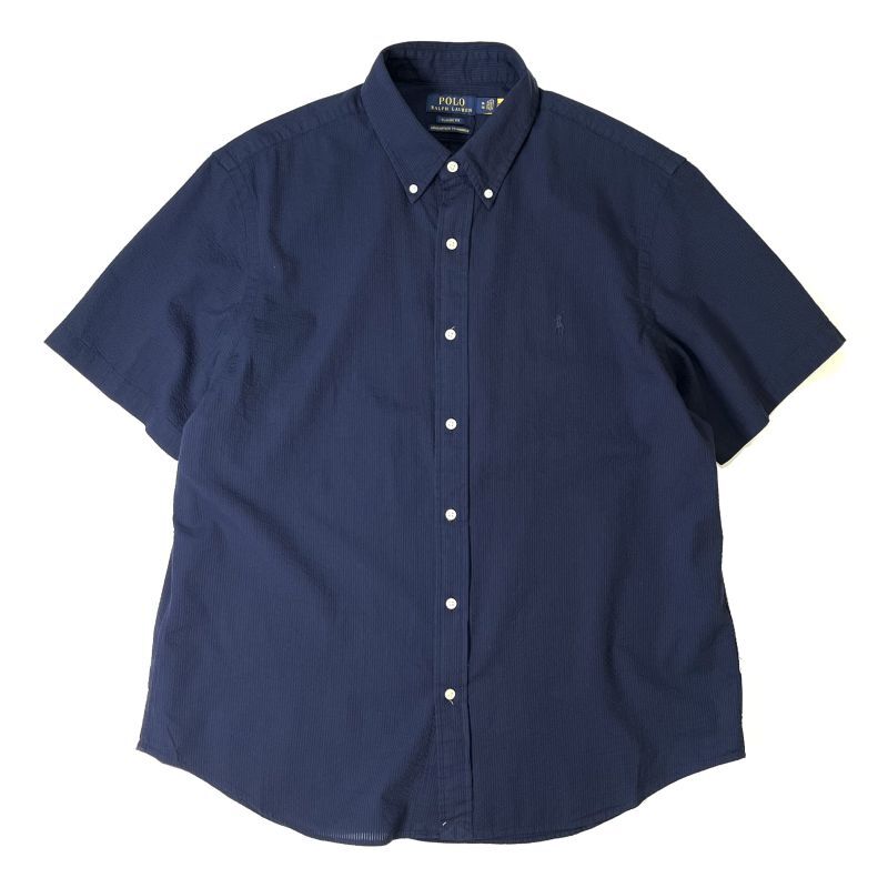 Polo Ralph Lauren Prepster Classic Fit Seersucker S/S Shirts Navy ...