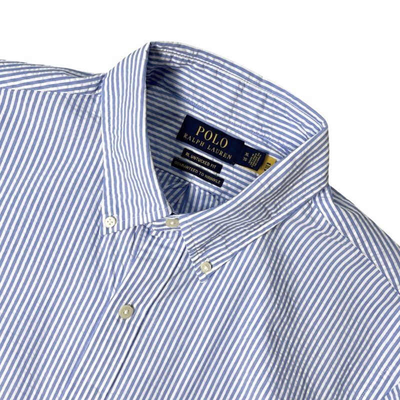 Polo Ralph Lauren Prepster Classic Fit Seersucker S/S Shirts Blue ...