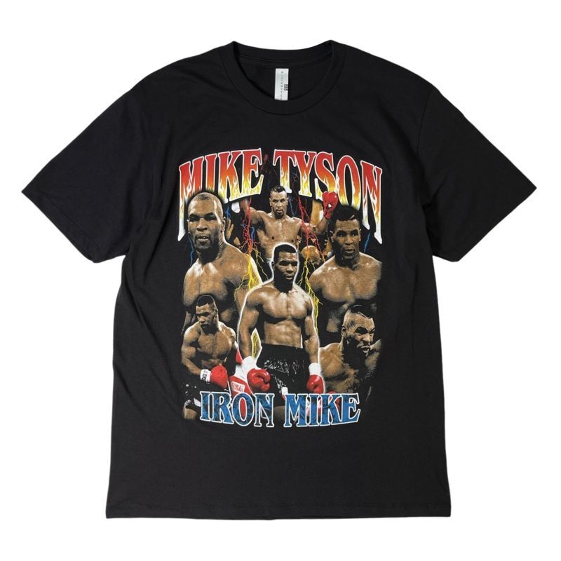 画像1: Mike Tyson Iron Mike S/S T-Shirts Black / マイク・タイソン ショートスリーブ Tシャツ ブラック (1)