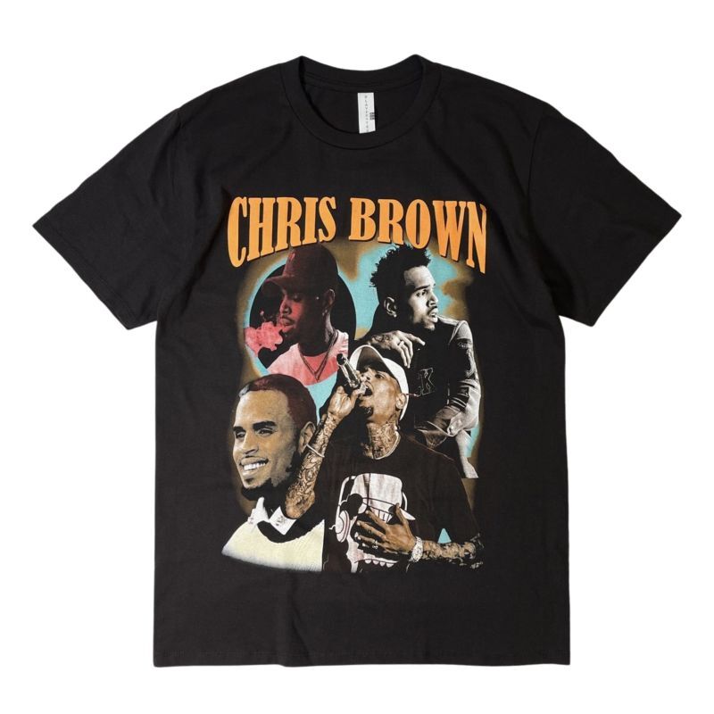 画像1: Chris Brown S/S T-Shirts Black / クリス・ブラウン ショートスリーブ Tシャツ ブラック (1)