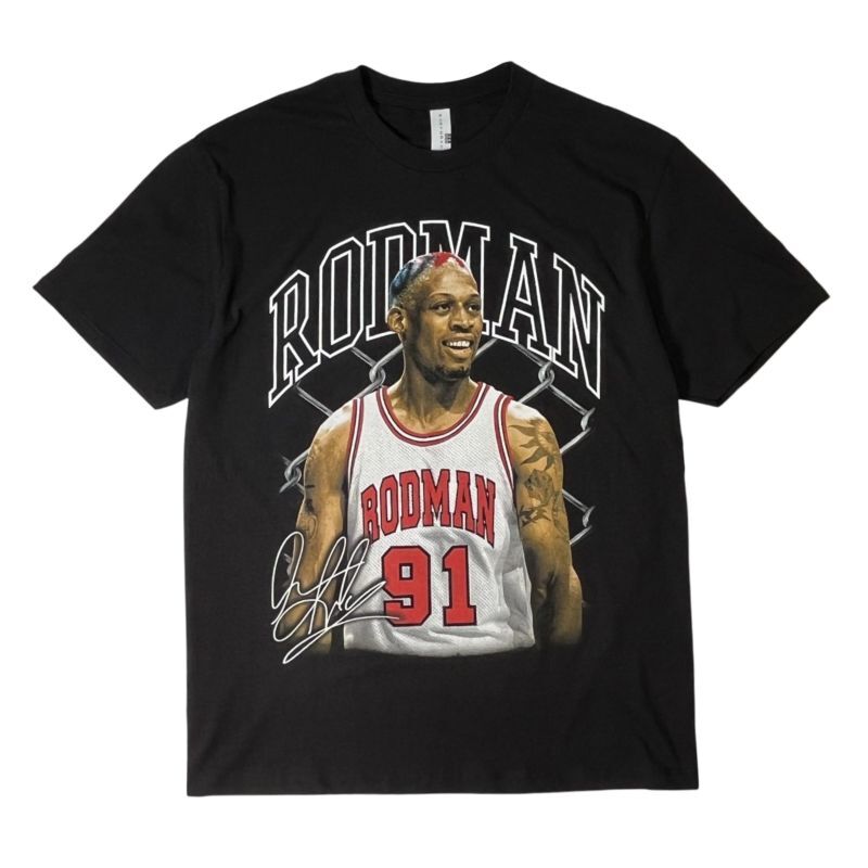 Dennis Rodman S/S T-Shirts Black / デニス・ロッドマン ショート