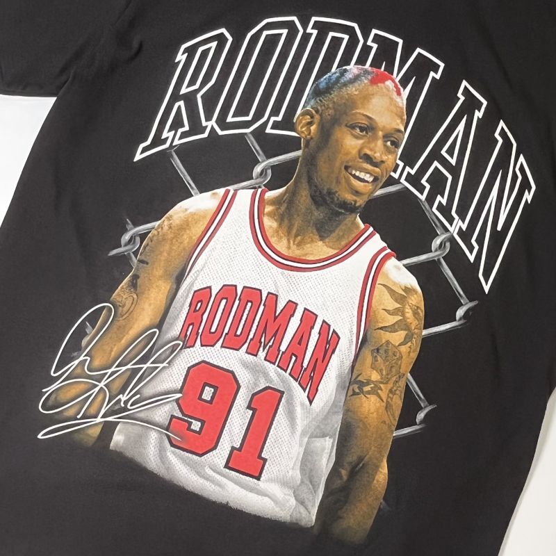 Dennis Rodman S/S T-Shirts Black / デニス・ロッドマン ショート ...