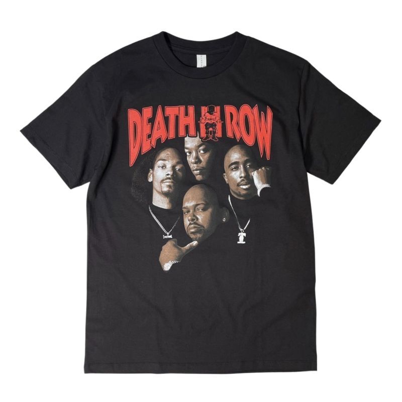 Death Row Records S/S TShirts Black / デス・ロウ・レコード ショートスリーブ Tシャツ ブラック RAWDRIP Death Row Records S/S TShirts Black / デス・ロウ・レコード ショートスリーブ Tシャツ ブラック RAWDRIP