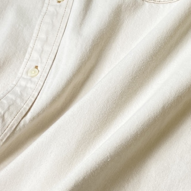 Calvin Klein S/S Denim Shirts Natural / カルバンクライン ショート 