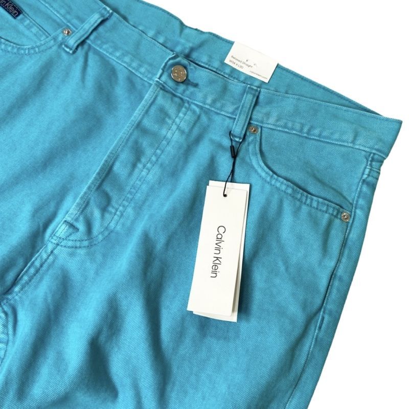 Calvin Klein jeans カーキ色ジーンズ