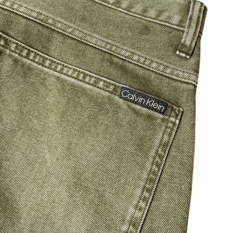 Calvin Klein Painter Denim Shorts Stone Green カルバンクライン ペインター デニム ショーツ  ストーングリーン RAWDRIP