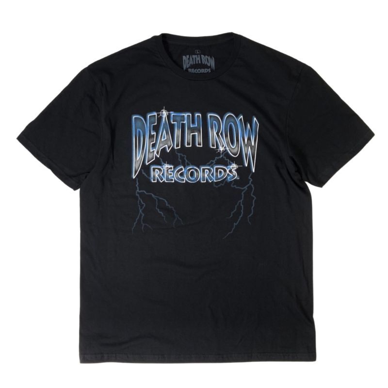 画像1: Death Row Records S/S T-Shirts Black / デス・ロウ・レコード ショートスリーブ Tシャツ ブラック (1)