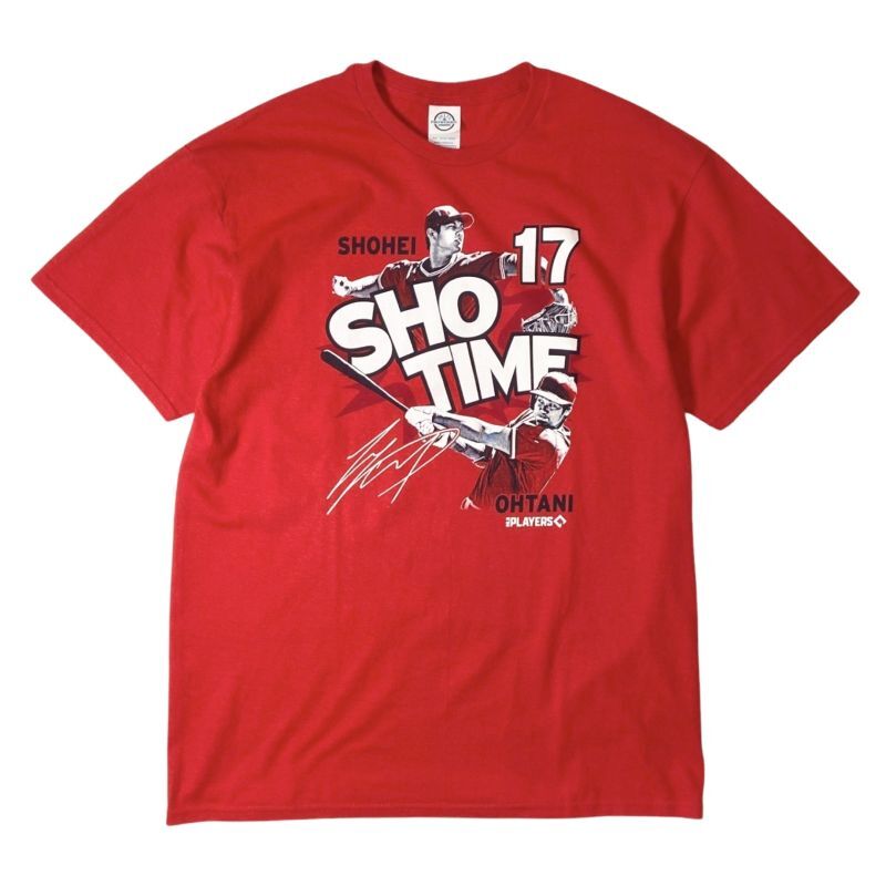 Shohei Ohtani SHOTIME T-Shirts Red / 大谷翔平 ショータイム