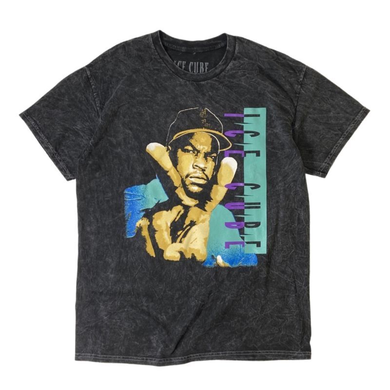 画像1: Ice Cube S/S T-Shirts Acid Black / アイス・キューブ ショートスリーブ Tシャツ アシッドブラック (1)