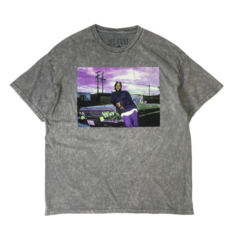 画像1: Ice Cube S/S T-Shirts Acid Grey / アイス・キューブ ショートスリーブ Tシャツ アシッドグレー (1)