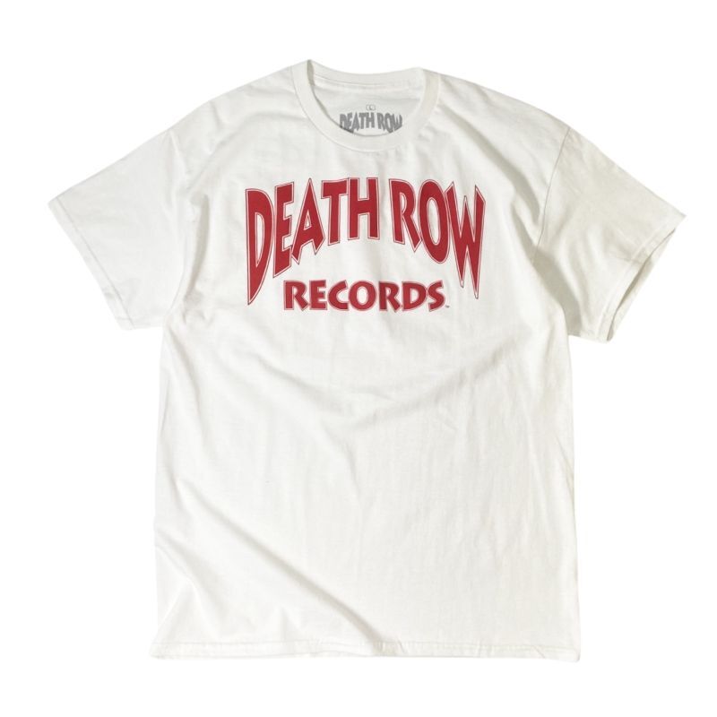画像1: Death Row Records S/S T-Shirts White / デス・ロウ・レコード ショートスリーブ Tシャツ ホワイト (1)