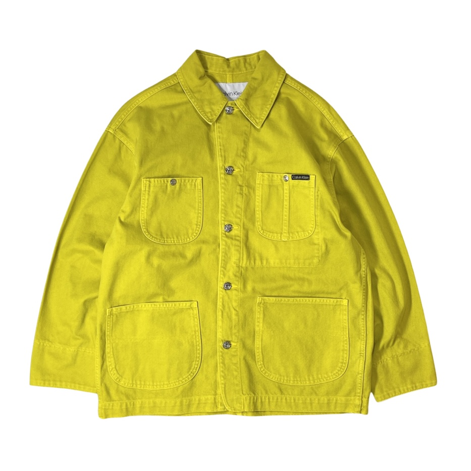 Calvin Klein Denim Coverall Jacket Lime / カルバンクライン デニム 