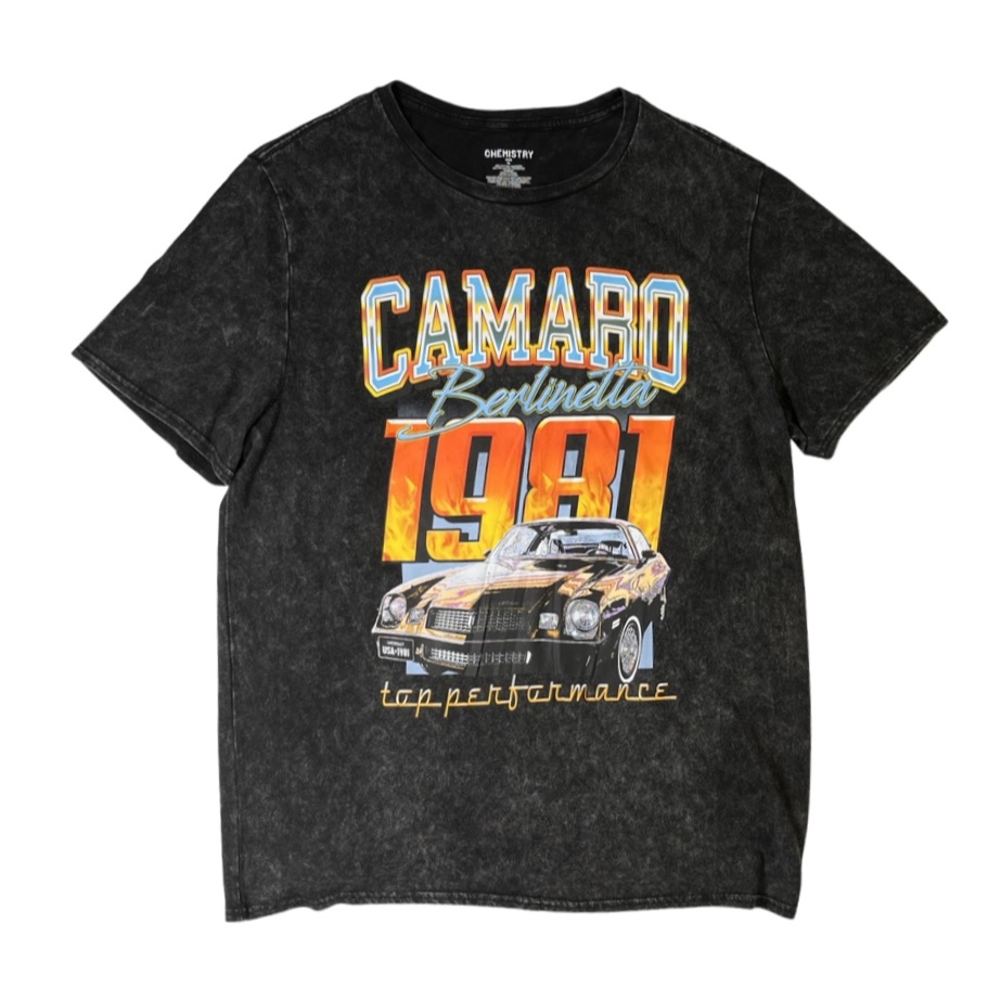 画像1: Chevrolet Camaro Berlinetta 1981 T-Shirts Black / シボレー カマロ ベルリネッタ ショートスリーブ Tシャツ ブラック (1)