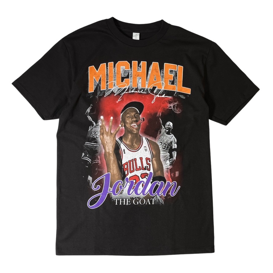 画像1: Michael Jordan S/S T-Shirts Black / マイケル・ジョーダン ショートスリーブ Tシャツ ブラック (1)