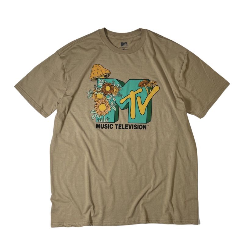 画像1: MTV S/S T-Shirts Sand /  エムティーヴィー ネットワーク Tシャツ サンド (1)