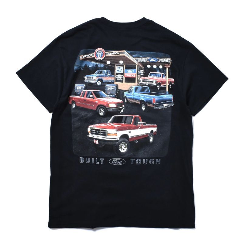 画像1: Ford Trucks Built Tough S/S T-Shirts Black / フォード・モーター・カンパニー トラック ビルト タフ Tシャツ ブラック (1)