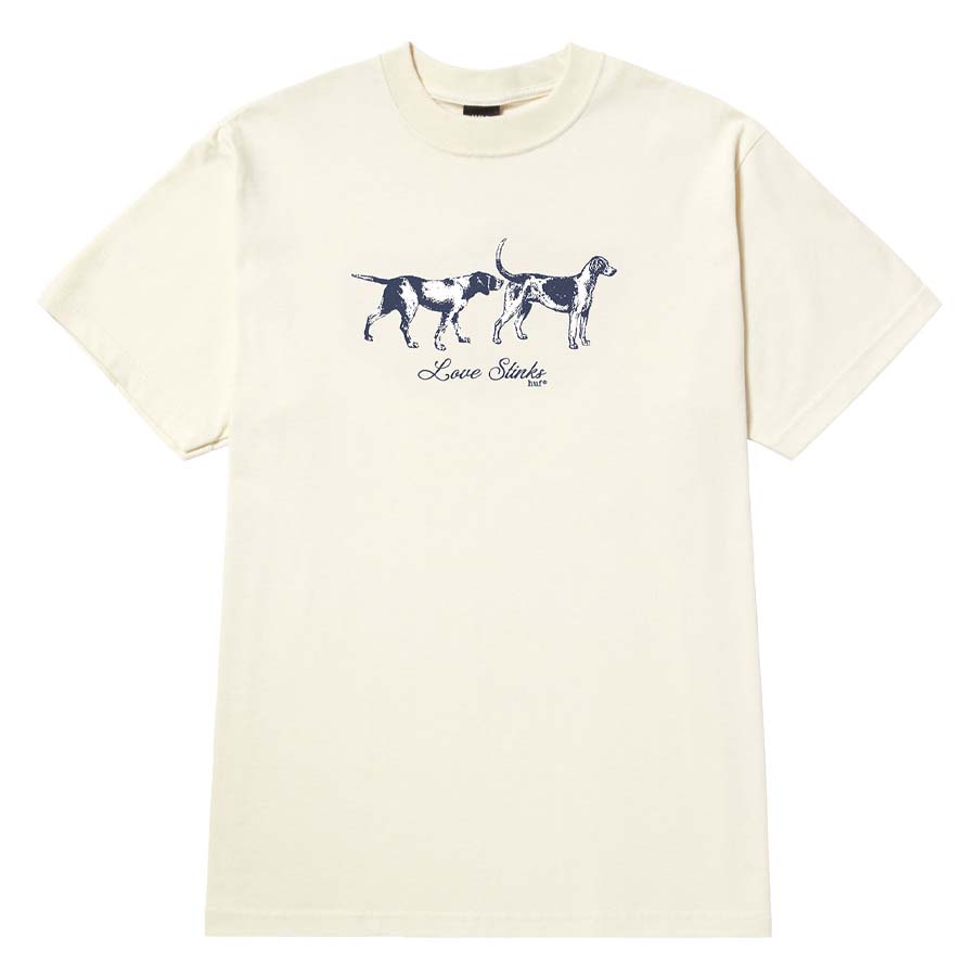 画像1: HUF Love Stinks T-Shirts Bone / ハフ ラブ スティンク Tシャツ ナチュラル (1)