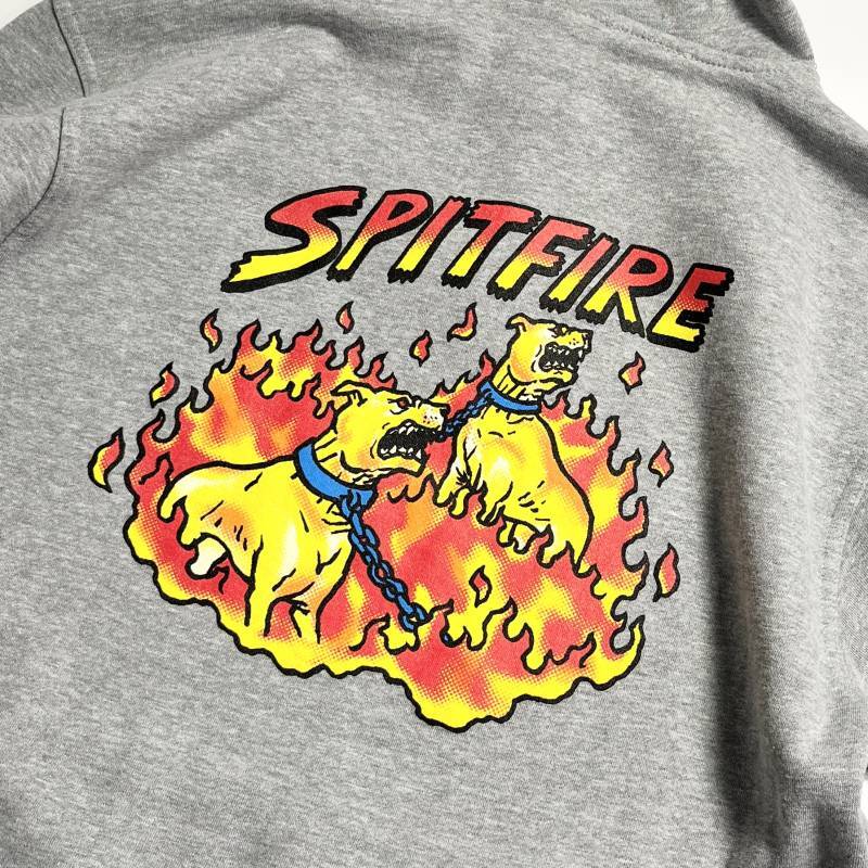 SPITFIRE Hell Hounds II Pullover Hoodie Heather Grey