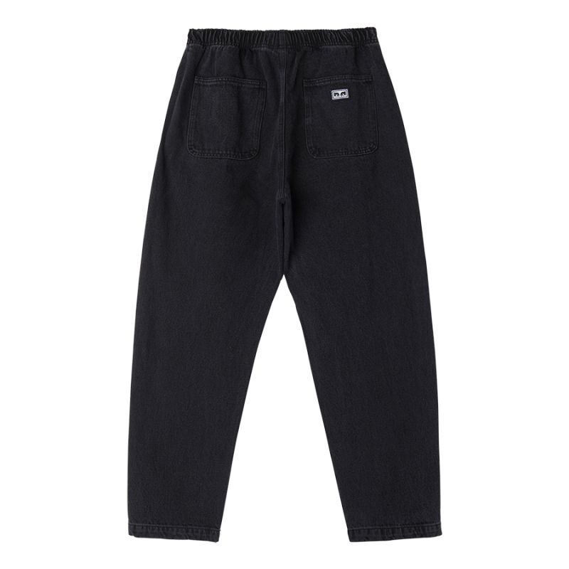 OBEY Easy Denim Pants Faded Black / オベイ イージー デニムパンツ ...