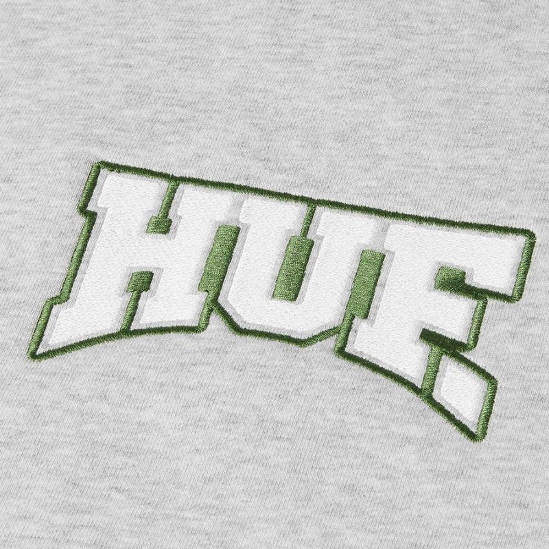 HUF Hometeam Crewneck Sweatshirts Heather Grey / ハフ ホームチーム