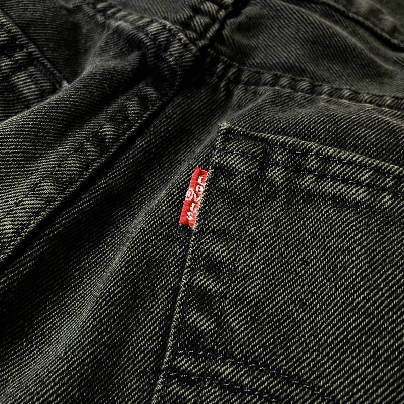 Levi's 550 内田染工場GreenｘBlack申し訳ありません - パンツ