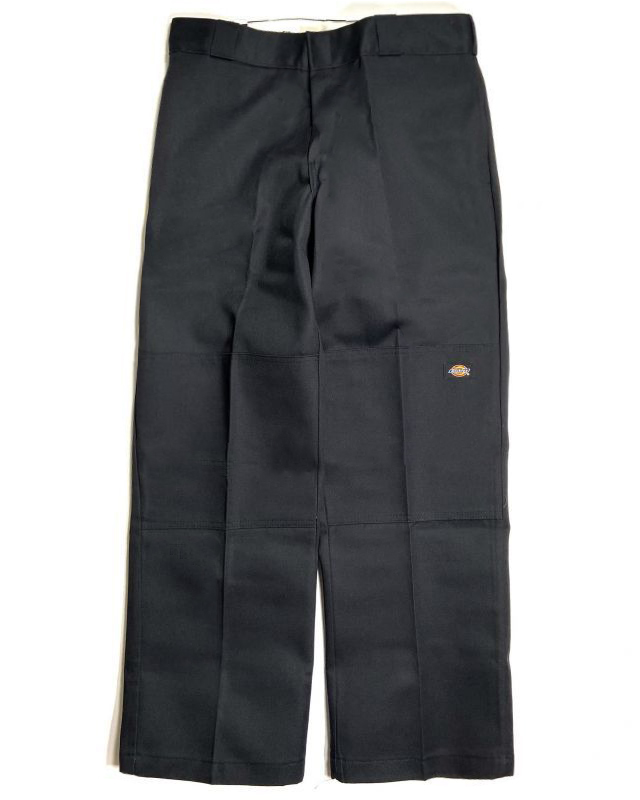 画像1: Dickies Loose Fit Double Knee Work Pants - Black (BK) (1)