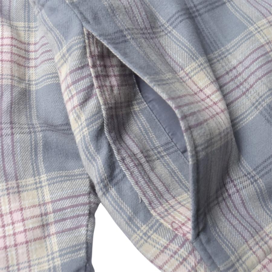 画像6: Old Navy Insulated Cropped Flannel Shacket - Pink Plaid (6)