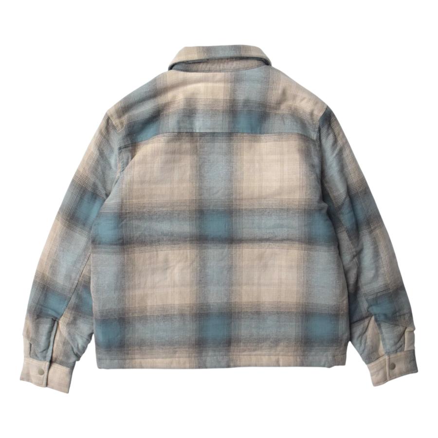 画像2: Old Navy Insulated Cropped Flannel Shacket - White Plaid (2)