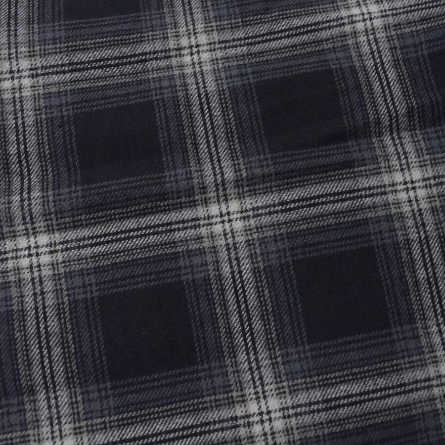 画像8: Old Navy Insulated Cropped Flannel Shacket - Black Plaid (8)