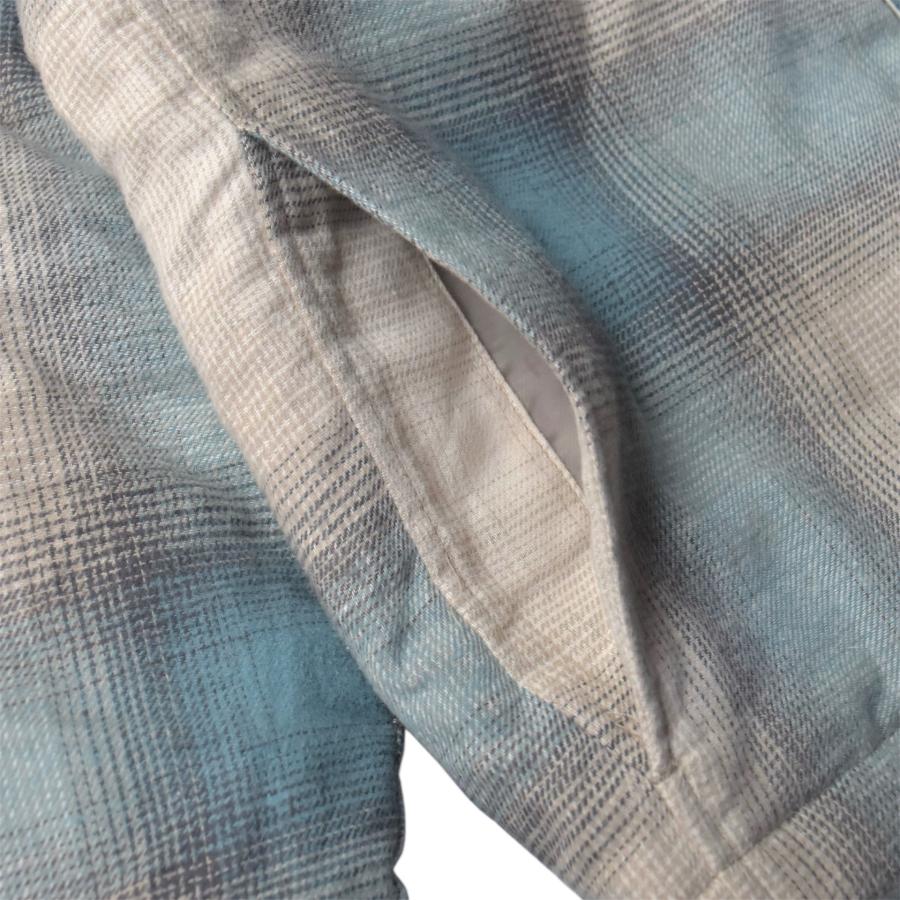 画像7: Old Navy Insulated Cropped Flannel Shacket - White Plaid (7)