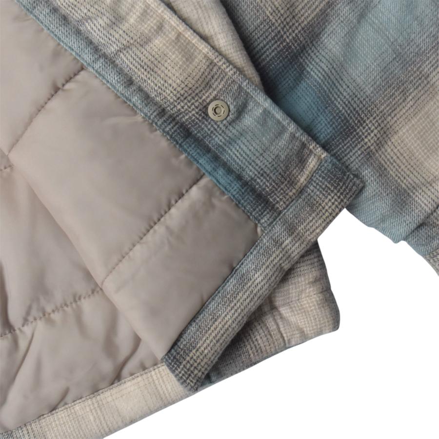 画像5: Old Navy Insulated Cropped Flannel Shacket - White Plaid (5)