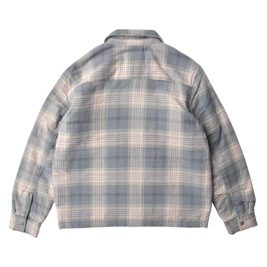 画像2: Old Navy Insulated Cropped Flannel Shacket - Pink Plaid (2)