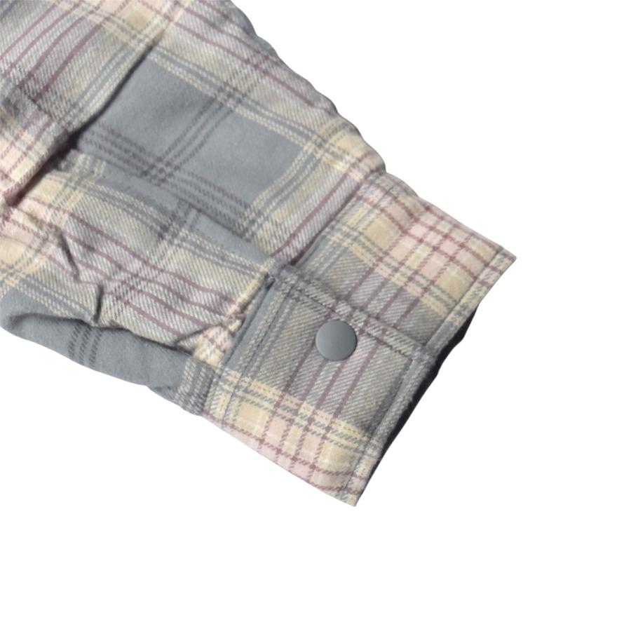 画像5: Old Navy Insulated Cropped Flannel Shacket - Pink Plaid (5)